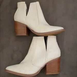 Snake skin boots
